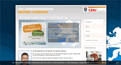 Desktop Screenshot of cdu-sj.de